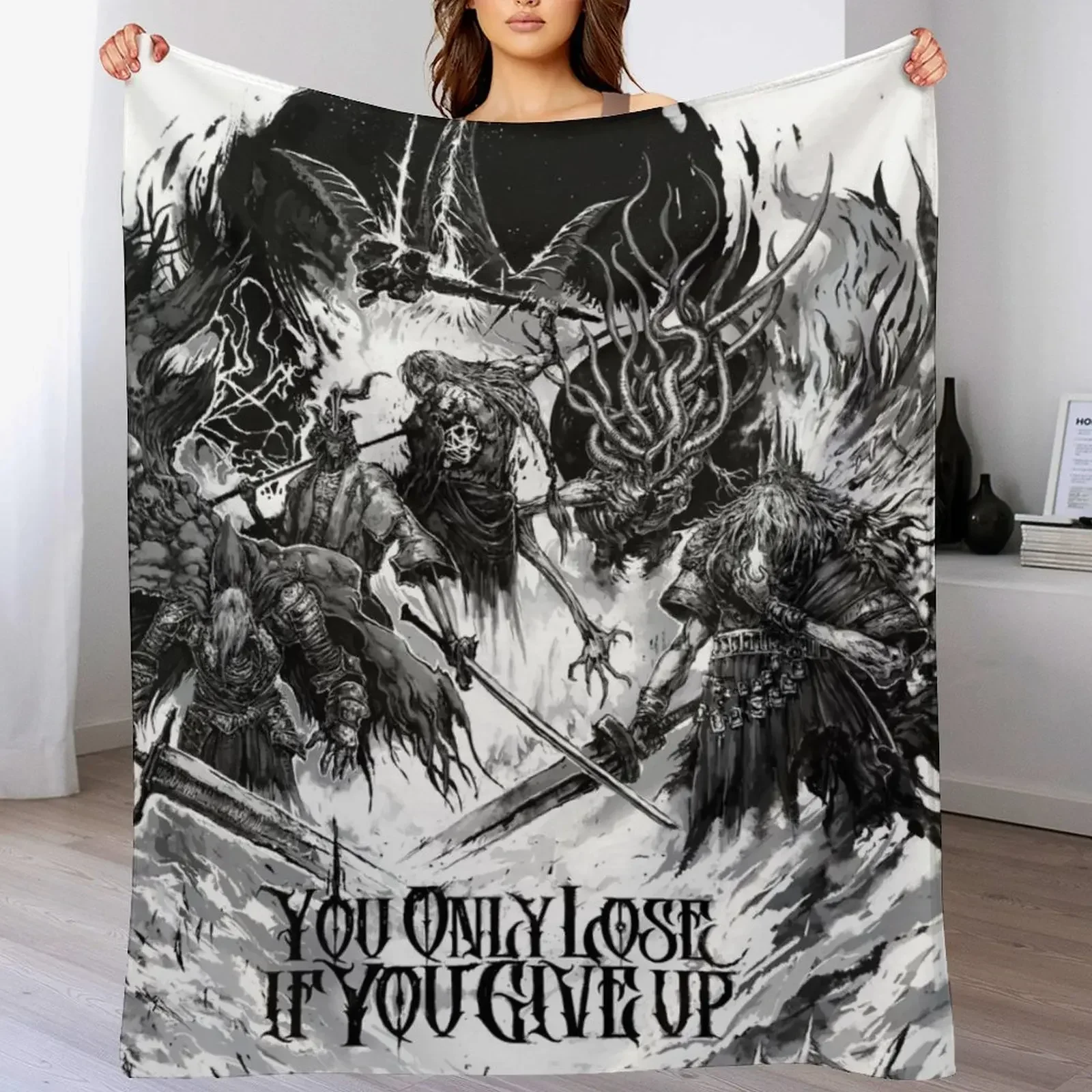 Одеяло Soulsborne Bosses Retros Декоративный диван Рождественские подарки Одеяла