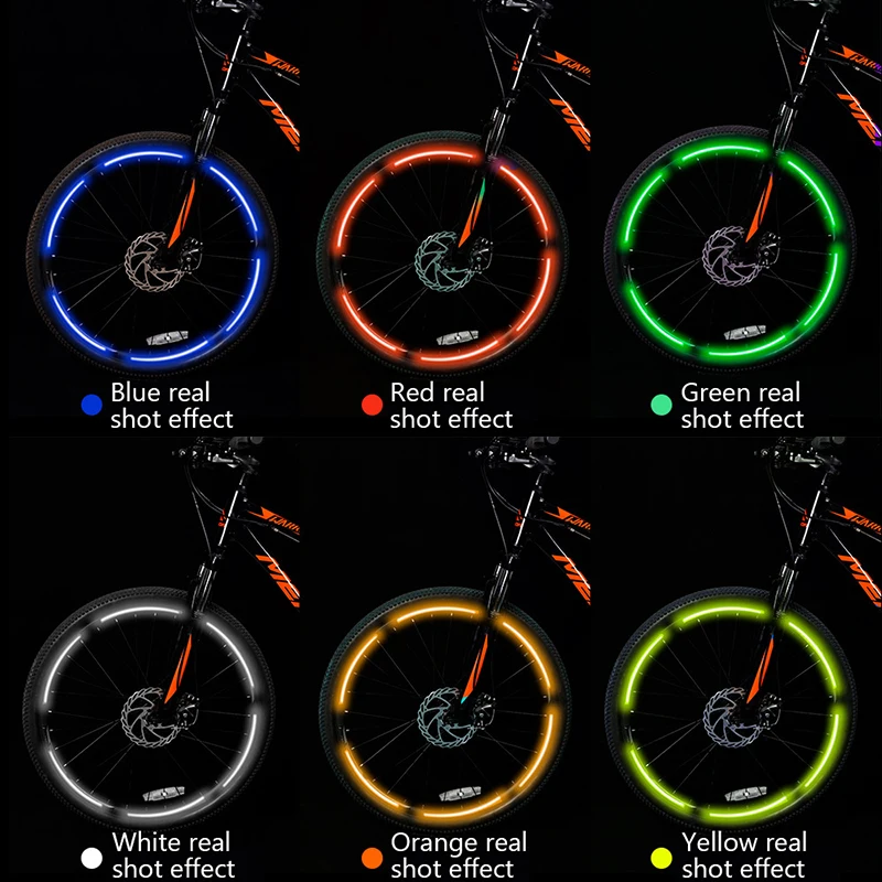 1 шт. светоотражающие наклейки безопасности для велосипеда предупреждающие