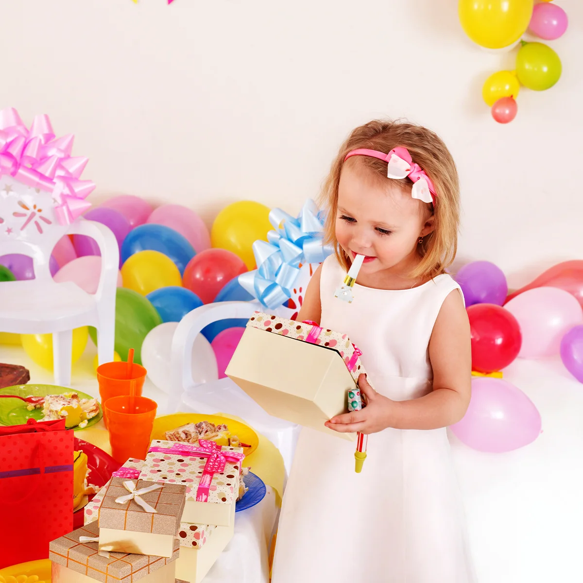 

Party Blowouts Blower Birthday Kids Blowers Horns Whistles Whistle Toy Years Musical New Favors Noisemaker Noise Horn
