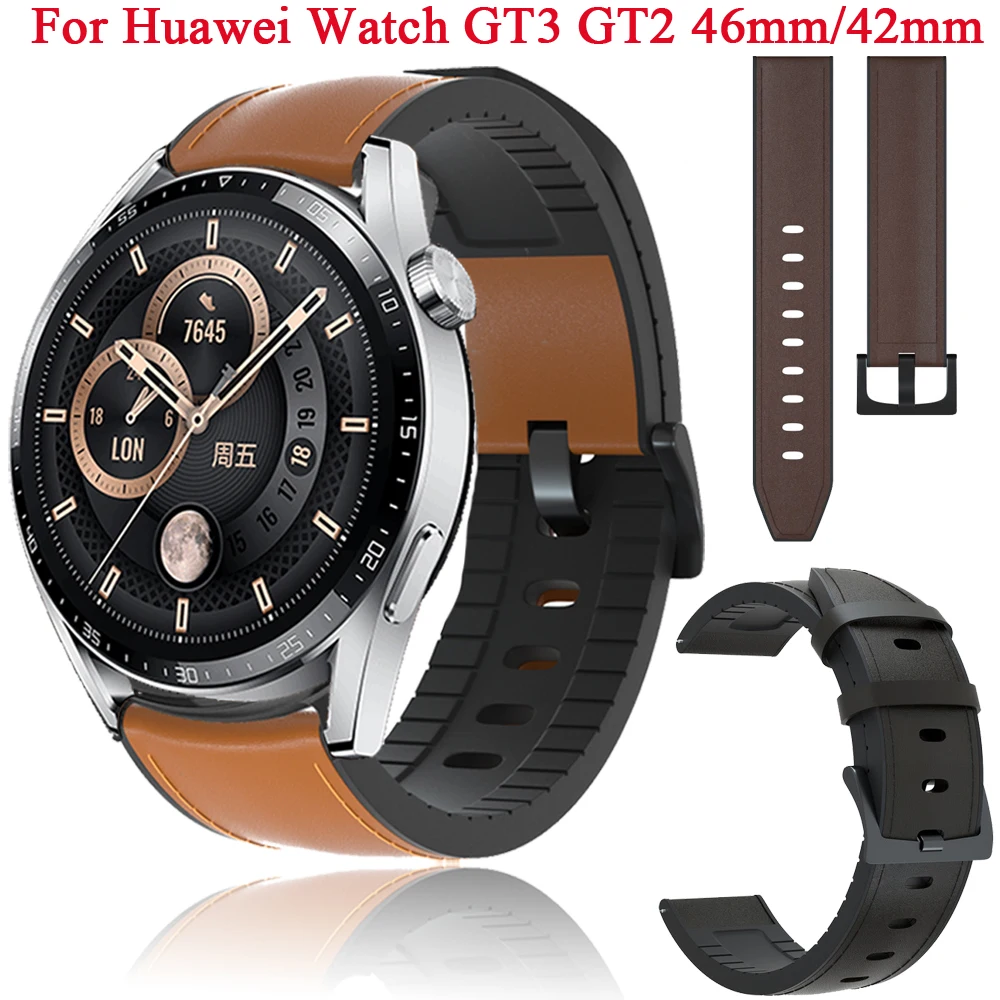 

Ремешок силиконовый для Huawei Watch Gt2 pro GT2 GT3 GT 2 3 Pro 46 42 мм, спортивный браслет для смарт-часов Easyfit, аксессуары для наручных часов, 22 мм