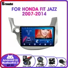 Автомагнитола 2 Din на Android 10,0 для HONDA FIT JAZZ 2007-2014, MP5, DVD, 4G, RDS, DSP, GPS-навигация, мультимедийный видеоплеер, Раздельный экран