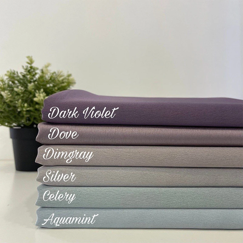 Высококачественный шелковый шарф из искусственного атласа с смолой для женщин