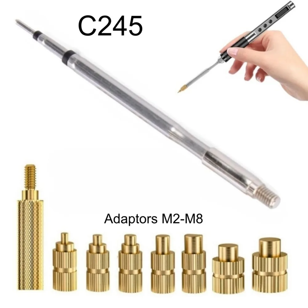 

Наконечники для паяльника HS02A C245 из меди для термовставок M2-M8