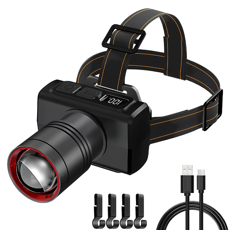 

KDULIT Налобный фонарь USB rechargeable