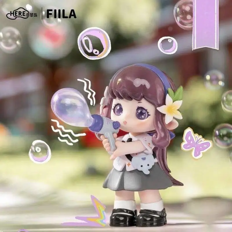 Фото Фигурки FIILA Blind Box: Серия Qimengdao Global Study Tour – Милые аниме-куклы, модные игрушки, декор для рабочего стола, подарок для детей и любителей аниме №2