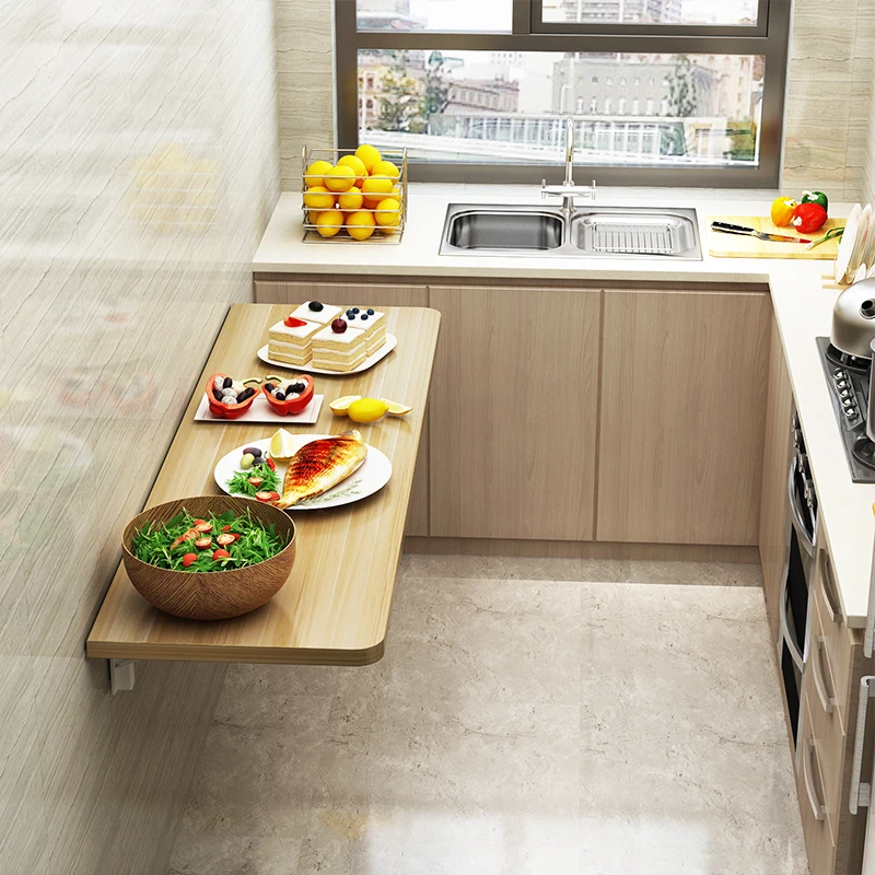 

Настенный складной компьютерный стол, домашний настенный стол для маленькой квартиры, кухонный Невидимый настенный стол, обеденный стол