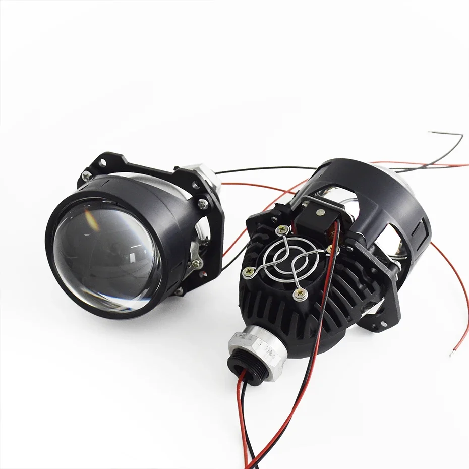 

Ronan 40 Вт 2,5 ''Bi светодиодный объектив для гнезда H1 H4 H7 9005/9006 Автомобильная фара модернизация полный комплект со светодиодный Ной оболочкой белый желтый