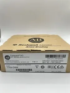 

Новый 1769-OW8 Allen-Bradley Compact I/O 8 Pt VAC/VDC релейный выходной модуль 1769 OW8