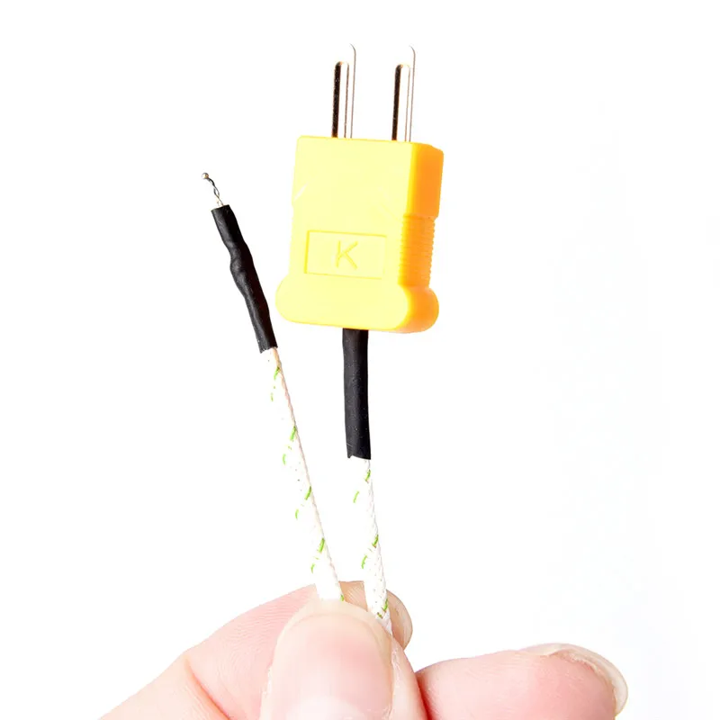 

1Pcs K Type Thermometer Line Test 1M-3M Length Wire Temperature Thermocouple Sensor Probe Tester Line Multimeter Tester Line