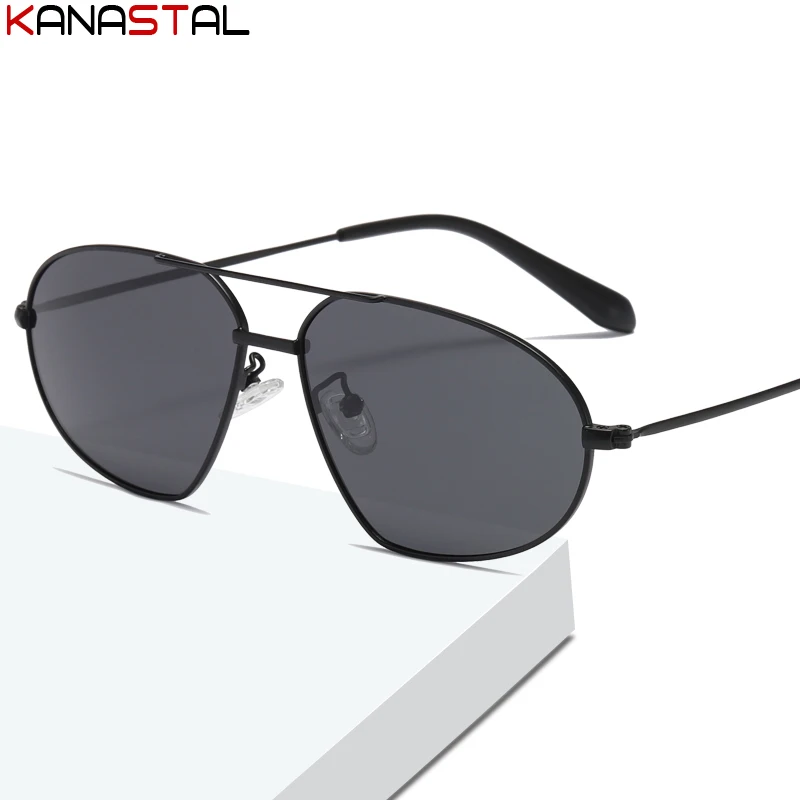 

Men's Polarized Sunglasses Metal Polygon Eyeglasses Frames Visor Eyewear Sunscreen Fishing Outdoors Driving Sun Glasses Fashion