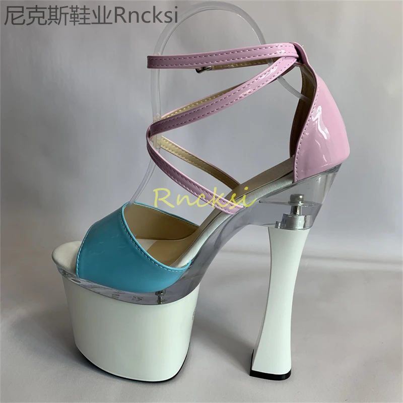 Сандалии Joker женские на высоком каблуке 20 см утечки модные босоножки тонком с