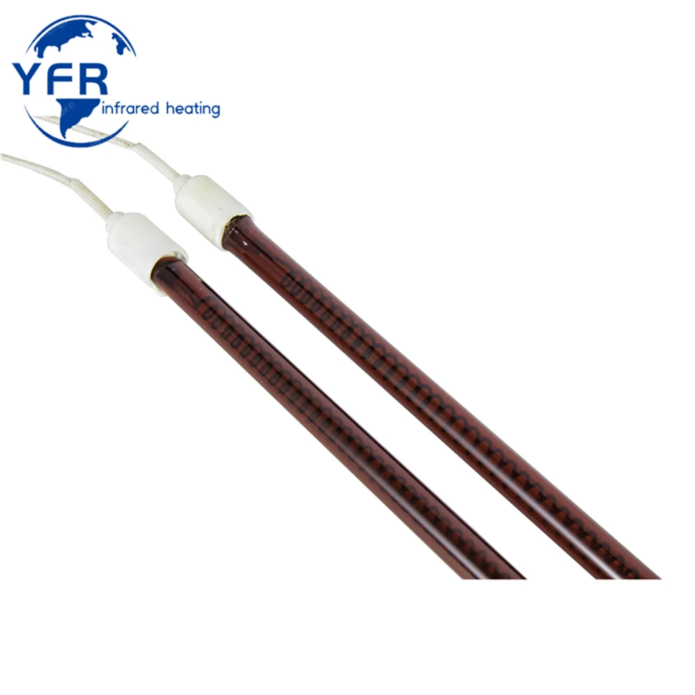 Двойная трубка с золотым отражателем ИК-лампы кварцевый излучатель галогенный