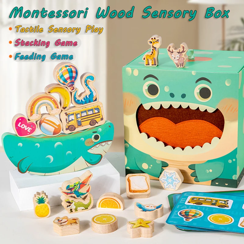 Деревянные сенсорные игрушки Tlewj 3 в 1