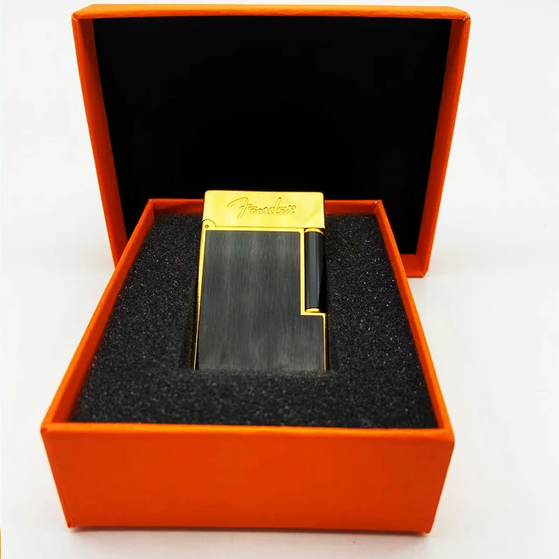 

Brand new L2 bright tone lighter exquisite handmade pure copper windproof inflatable cigarette lighter collection gift