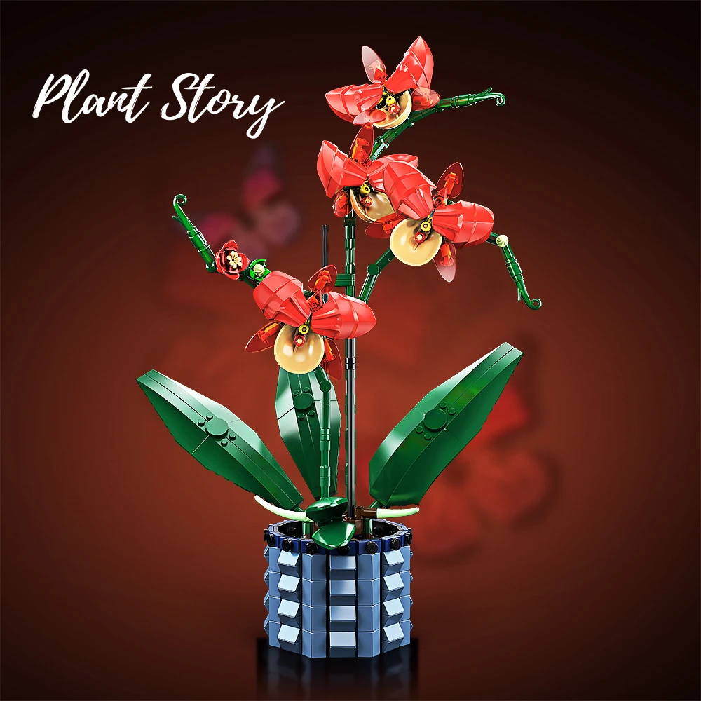 ToylinX букет искусственных цветов набор строительных блоков уникальная