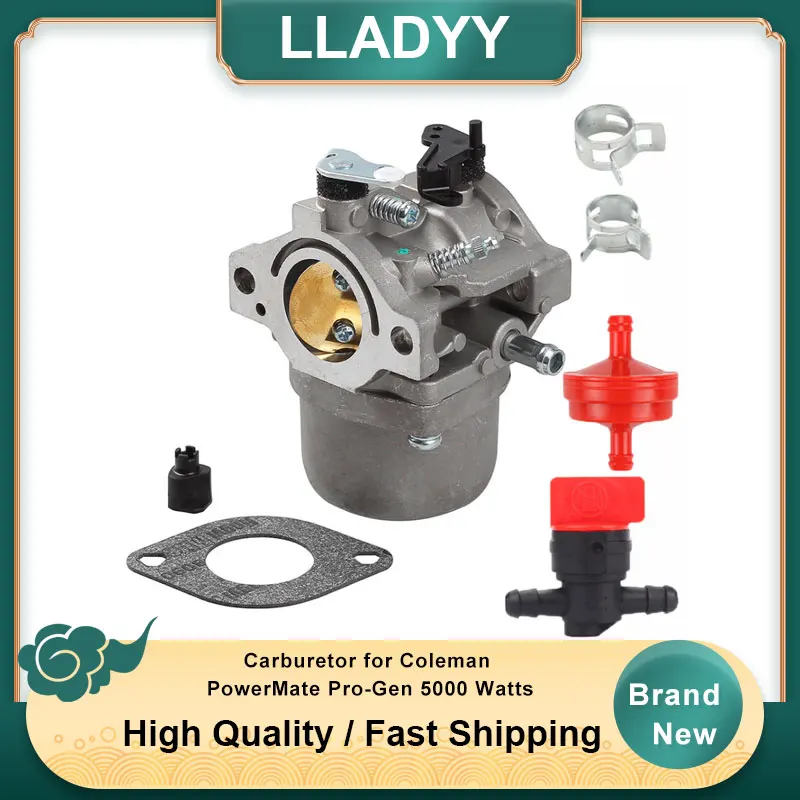 Carburetor for Coleman PowerMate Pro-Gen 5000 Watts Portable