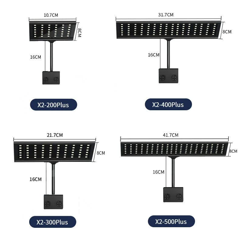 Светодиодный светильник для аквариума супер тонкий зажим выращивания растений