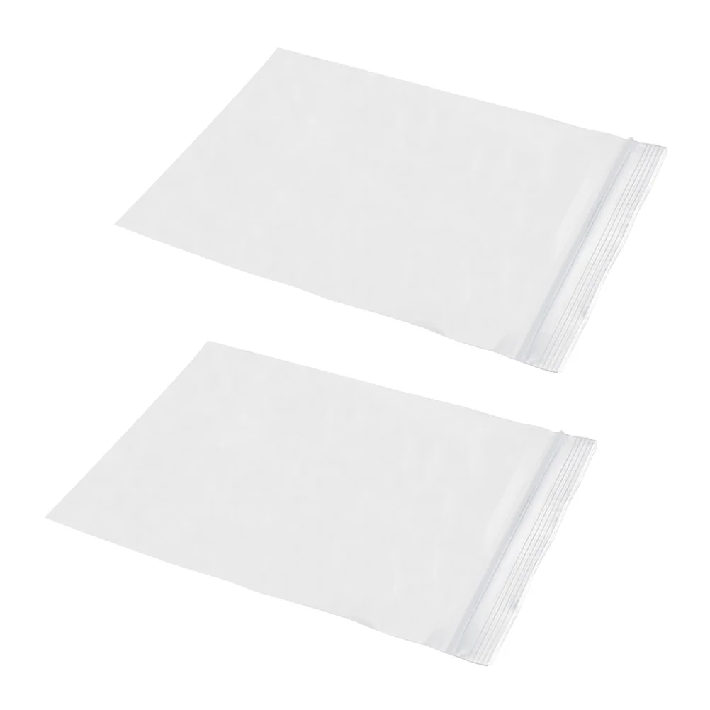 

100pcs Clear Reusable Seal Bags Reclosable Dispenser Pouches Storage Bags