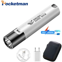 portable led flashlight usb rechargeable flashlights pocket sized flashlight mini torch waterproof torches camping flashlight