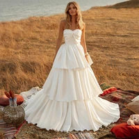wedding dresses for bride 2022 long a line summer bridal gowns for women womens beach wedding dresses