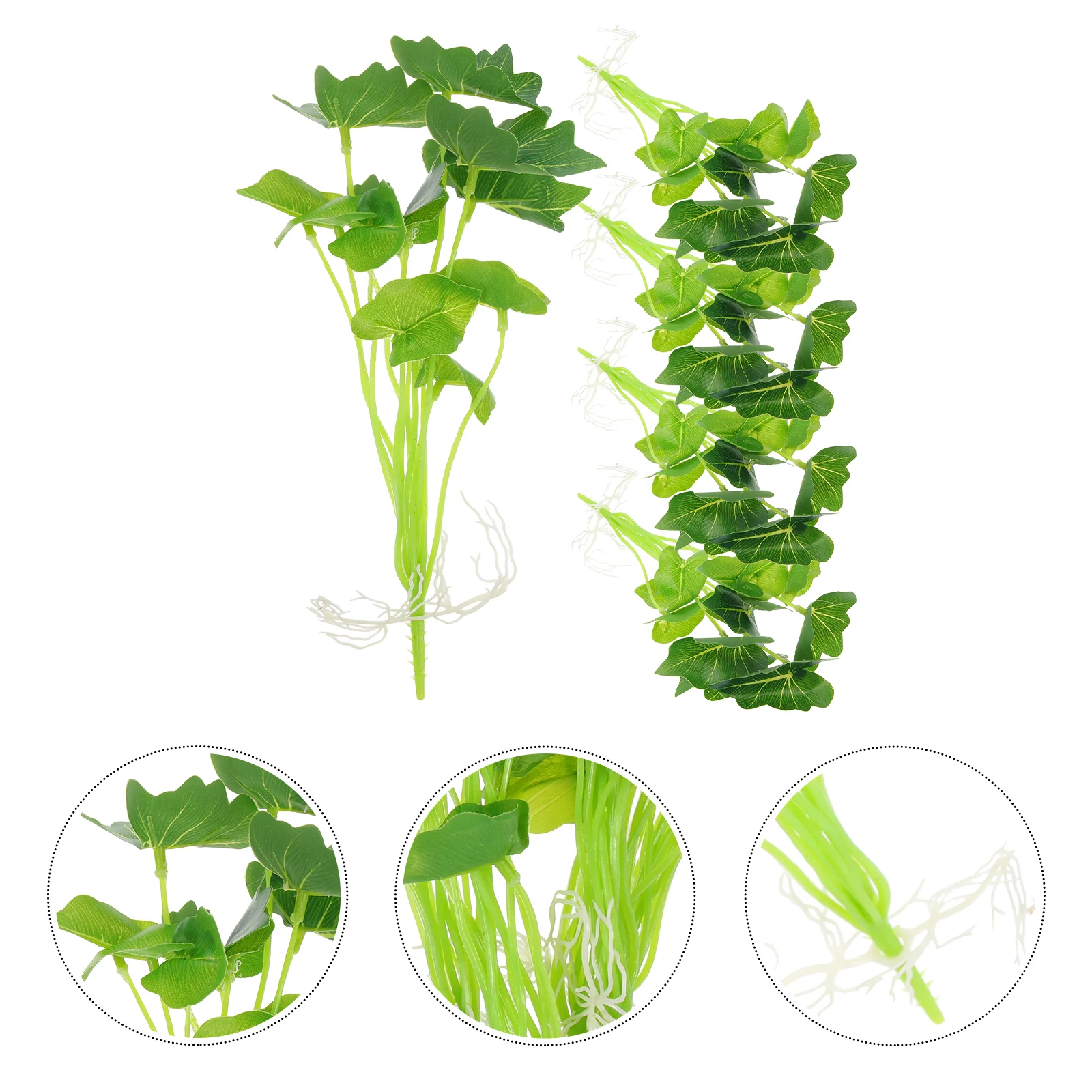 

Aquarium Water Tank Artificial Fake Aquatic Ornament Decor Decoration Decorative Green Seaweed Live Adornment Realistic