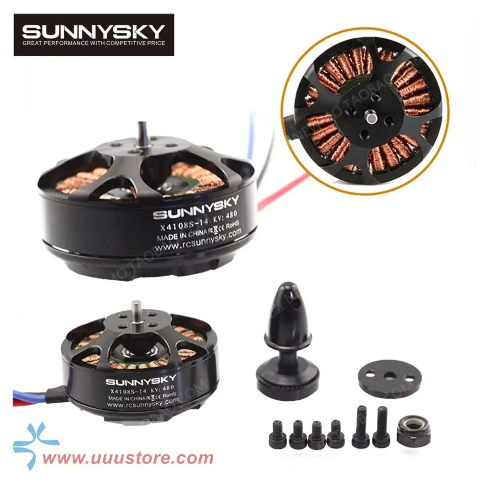 2022 Новый Sunnysky X4108S 380KV/480KV/600KV/690KV 4S 6S Outrunner бесщеточный дисковый двигатель для