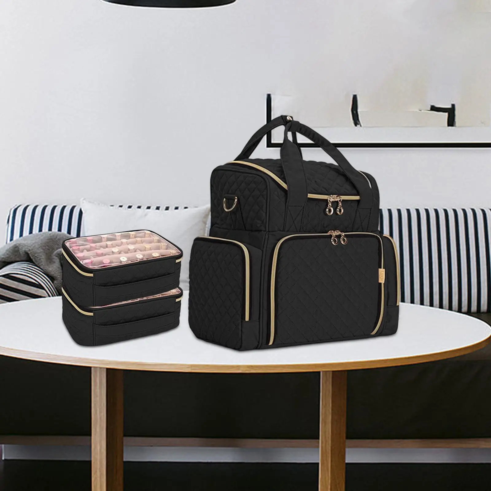 

Сумка для переноски гель-лака, дорожная косметичка, органайзер, сумка для туалетных принадлежностей для женщин