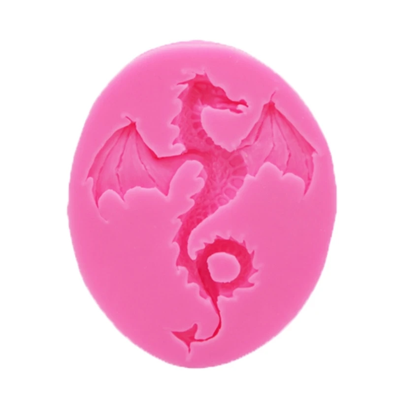 3D рыбья чешуя динозавра силиконовая гибкая пищевая форма глина смола керамика