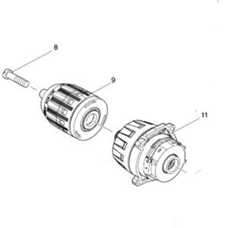 Бесключевой патрон Makita для DDF487