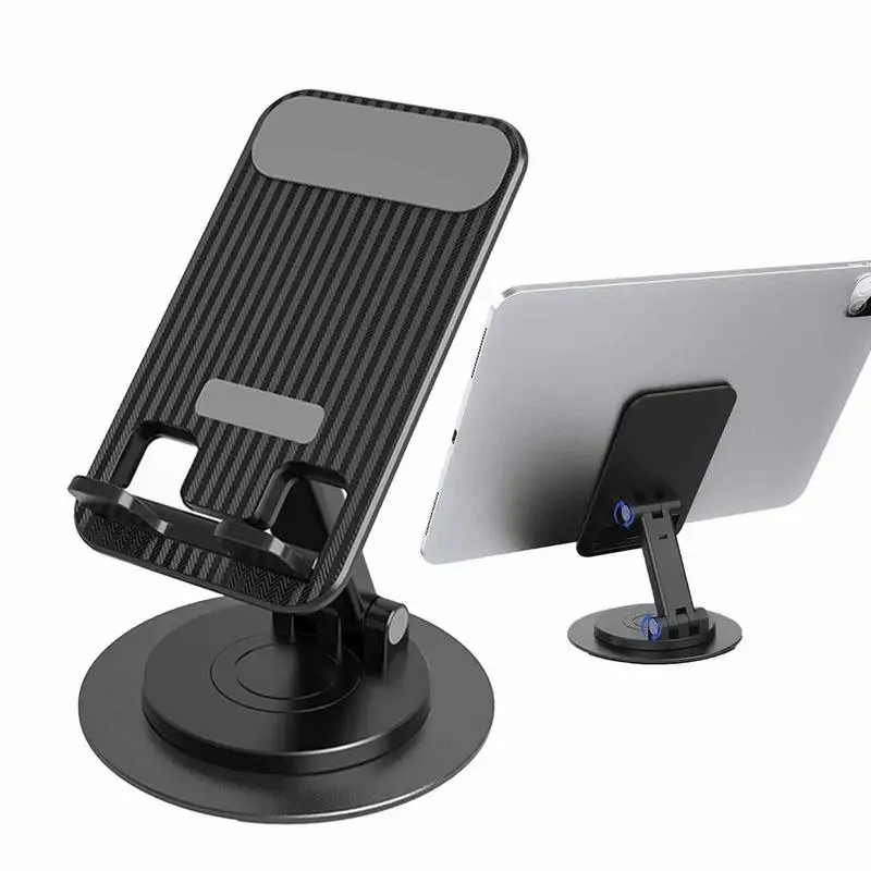 

Настольная подставка для телефона с регулируемой высотой и углом поворота на 360 градусов, держатель для сотового телефона, складной настоль...