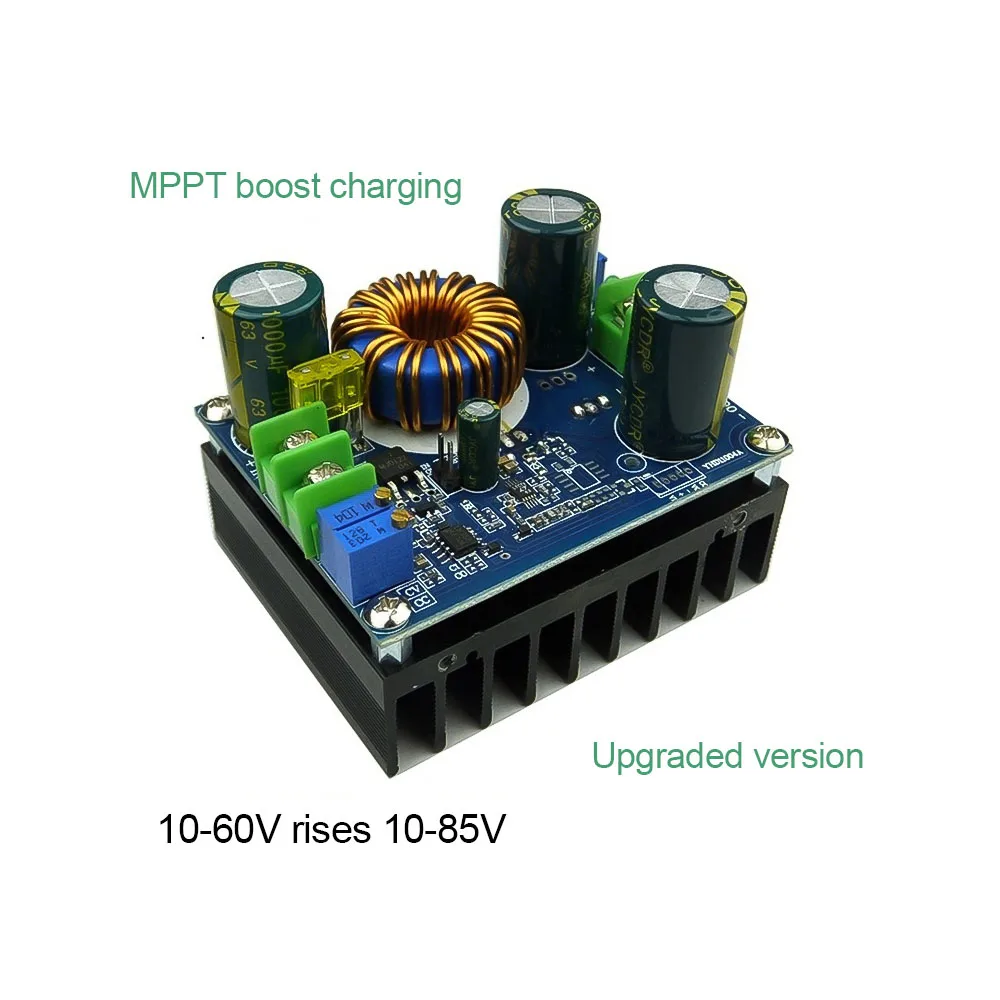DC 10-60V MPPT Solar Panel Charge Regulator Controller Board 600W Step-up Module Converter Control Power Supply Module