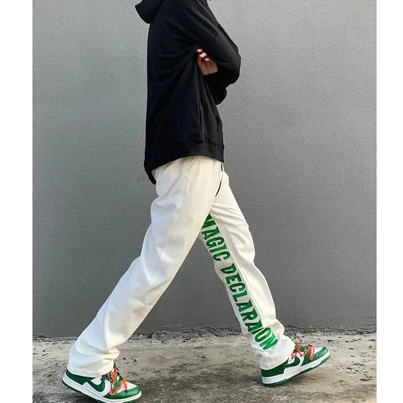 Брюки мужские и женские прямые свободного покроя