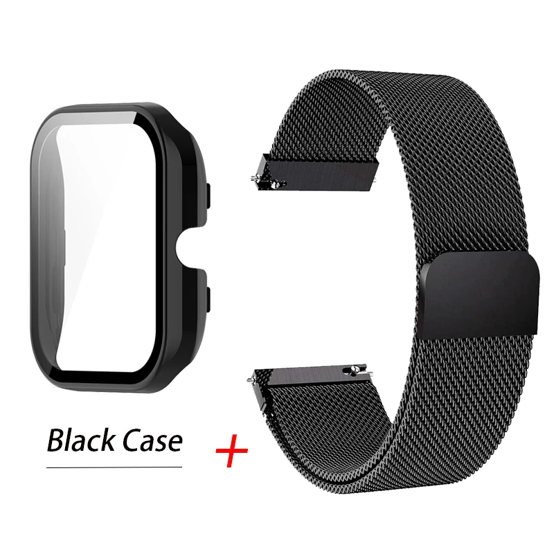 

Ремешок и чехол для смарт-часов Amazfit GTS 4 Mini, аксессуары для смарт-часов, металлические магнитные браслеты для Amazfit GTS 4 Mini, защитный чехол