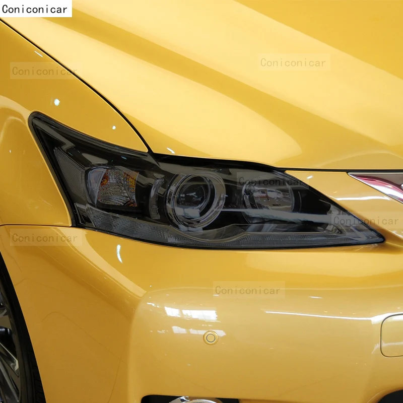 Защитная Дымчатая Черная защитная пленка против царапин для автомобильных фар