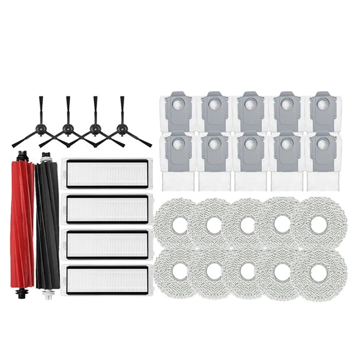 Совместимость с Qrevo Master сменная основная боковая щетка HEPA-фильтр подушечки для