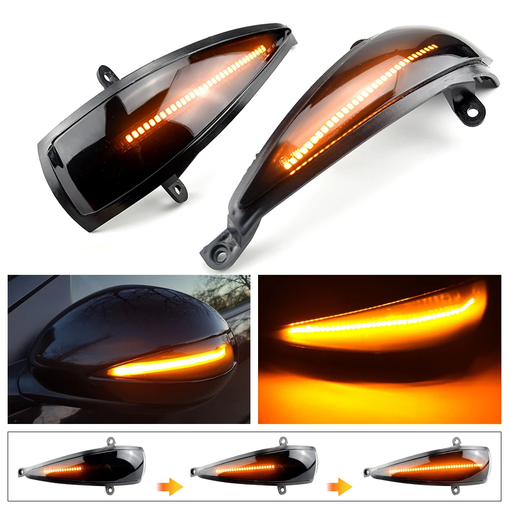 

2 шт. динамический поворотный сигнал для Honda Civic 8th MK8 хэтчбек Coupe светодиодный светильник воротный сигнал боковая лампа для зеркала 2006 2012 FA1 FD1 ...