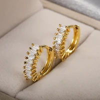 crystal circle earring for women making female models suitable for valentines day gift party engagement