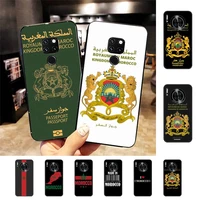 morocco flag passport phone case for samsung a51 a30s a52 a71 a12 for huawei honor 10i for oppo vivo y11 cover