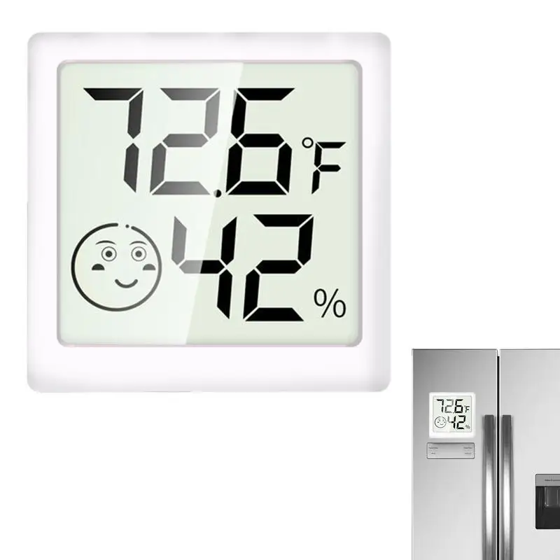 

Mini Digital Thermometers Hygrometer Indoor Temperature Humidity Gauge With LCD Display Electronic Meters For Freezer Baby Room
