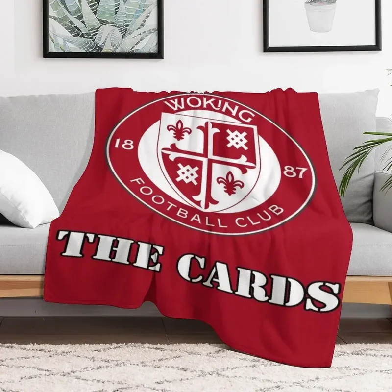 WOKING FC кидное одеяло туристические милые декоративные диванные одеяла в клетку