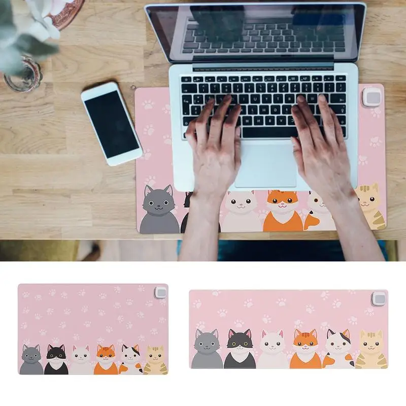 

Heated Desk Pad Multi-Purpose Office Desk Mat For Warm Big Mouse Pad Extended Edition Gaming Mouse Pad Heated Desk Pad Office