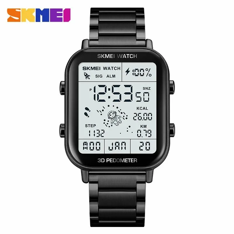 

SKMEI 1888 Luxury Business Digital Watches Men Stopwatch Countdown Sport Wristwatch Calendar Waterproof Men's Clock reloj hombre