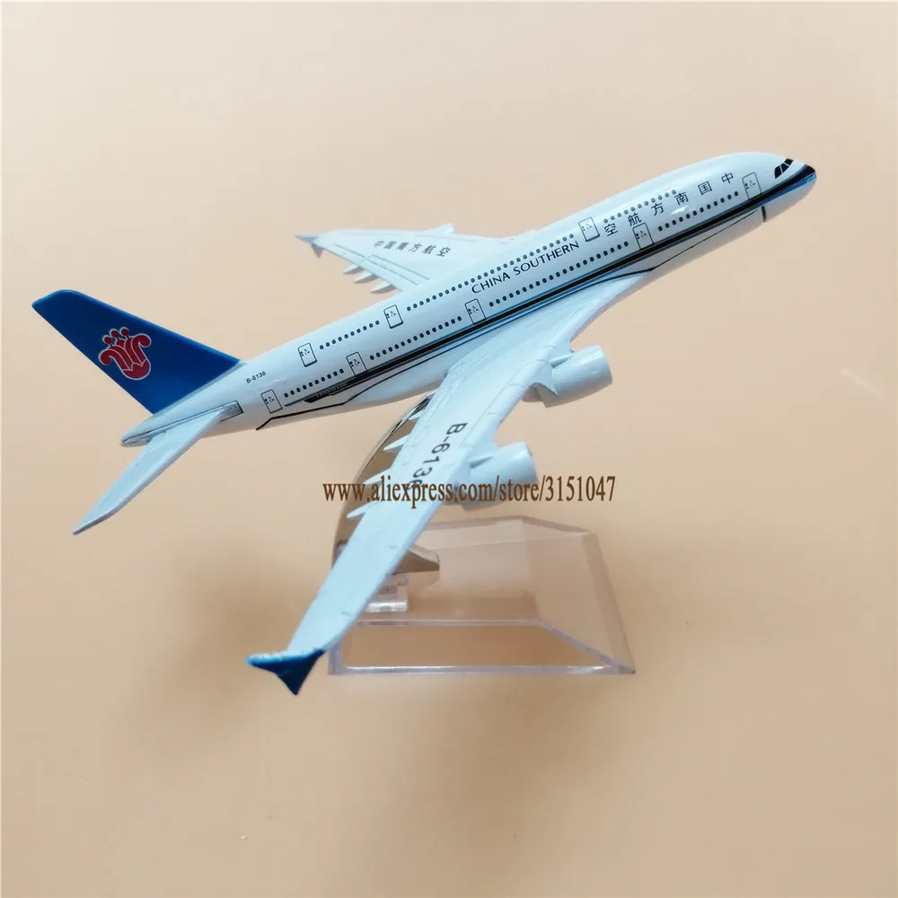 16cm Alloy Metal Air China Southern Airlines Plane Model Airbus 380 A380 Airways Airplane Aircraft Mode | Дом и сад