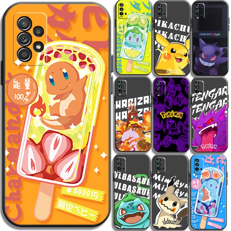 

Pokemon Pikachu Phone Cases For Xiaomi Redmi 9AT 9 9T 9A 9C Redmi Note 9 9 Pro 9S 9 Pro 5G Coque Funda Carcasa Soft TPU