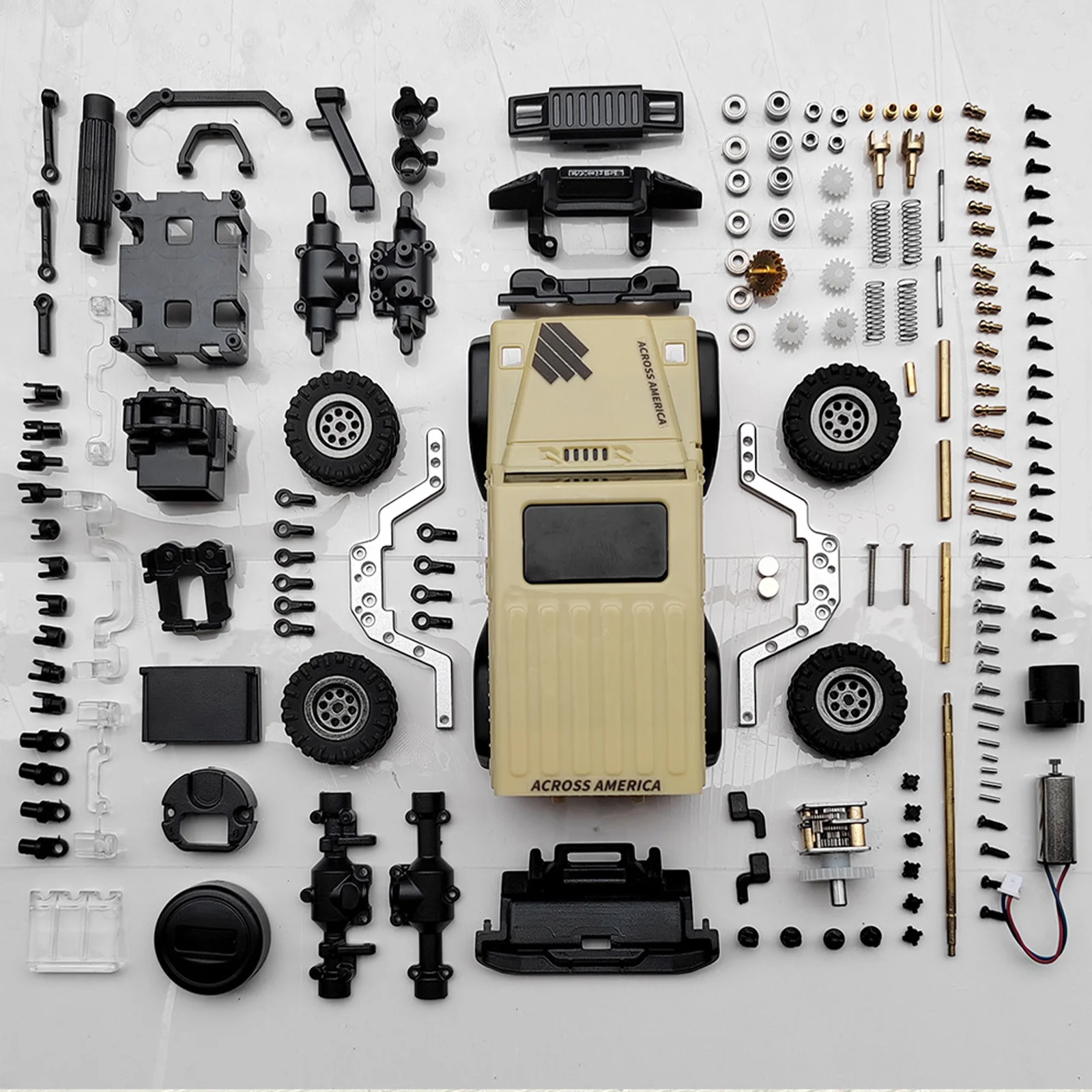 X43 1:43 Гусеничный радиоуправляемый автомобиль моделирование полноразмерный 4WD