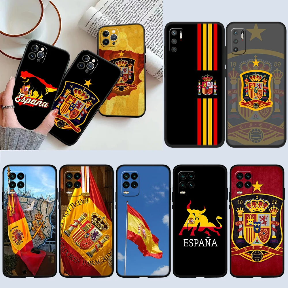 Фото Чехол для телефона с флагом Испании HY26 для Samsung Galaxy A11 A12 A13 A15 A52S A53 A55 A56 A70 A71 A72 A73 F06 F16 F56 S10 Plus S10e №2