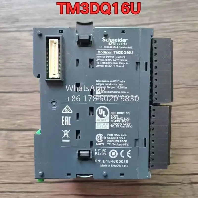 Б/у разобранная машина слегка используемая модуль ПЛК в хорошем состоянии TM3DQ16U