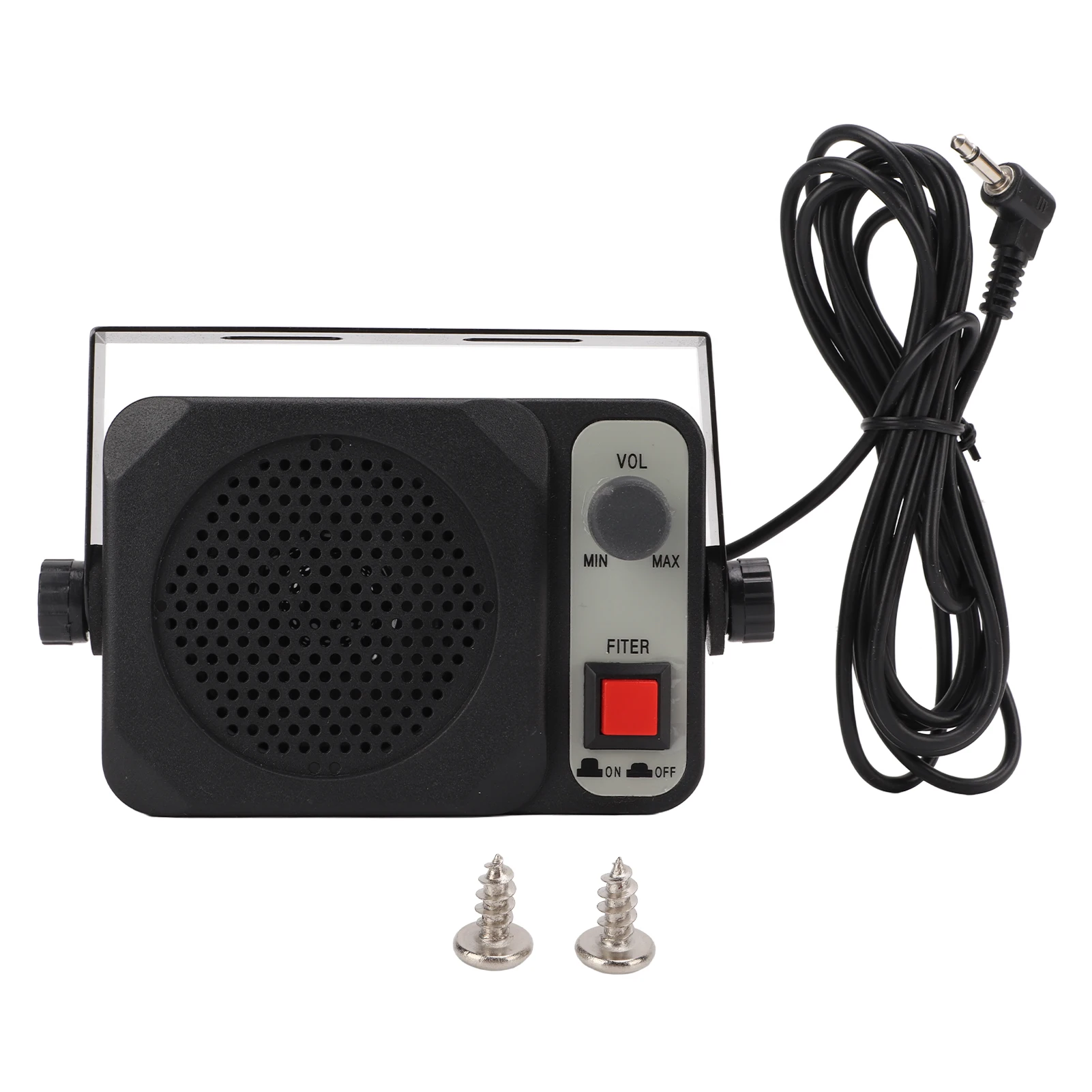 

Walkie Talkie External Speaker 8 Ohms Loud Sound Hifi Adjustable Volume for YAESU for KENWOOD