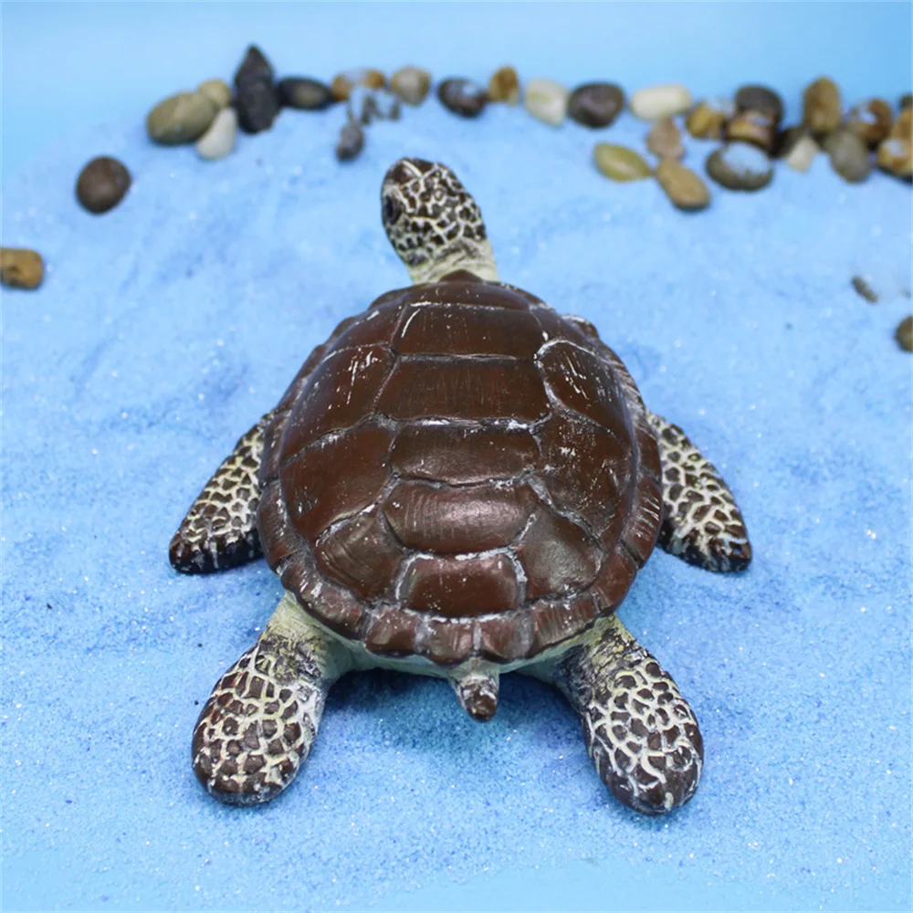 

Simulation Turtle Figurines Miniatures Ocean Tortoise Resin Crafts Aquarium Fish Tank Ornaments Garden Micro Landscape Decor