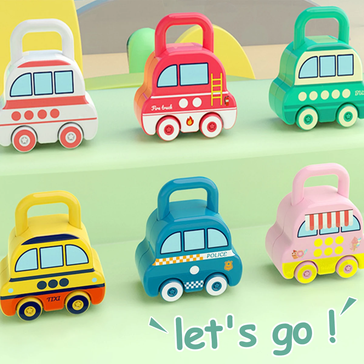 

6 Pcs Lock and Key Toy for Toddlers Numbers Matching and Counting Kids Early Learning Toys Montessori Locks Keys Car Toy